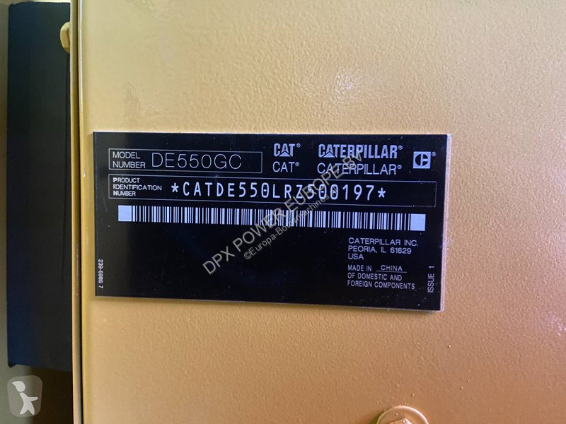 Stavebný stroj Caterpillar DE550GC - 550 kVA...
