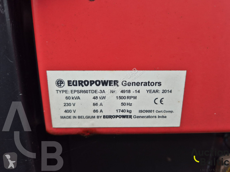 Utilaje de santier Europower EPSR60TDE-3A