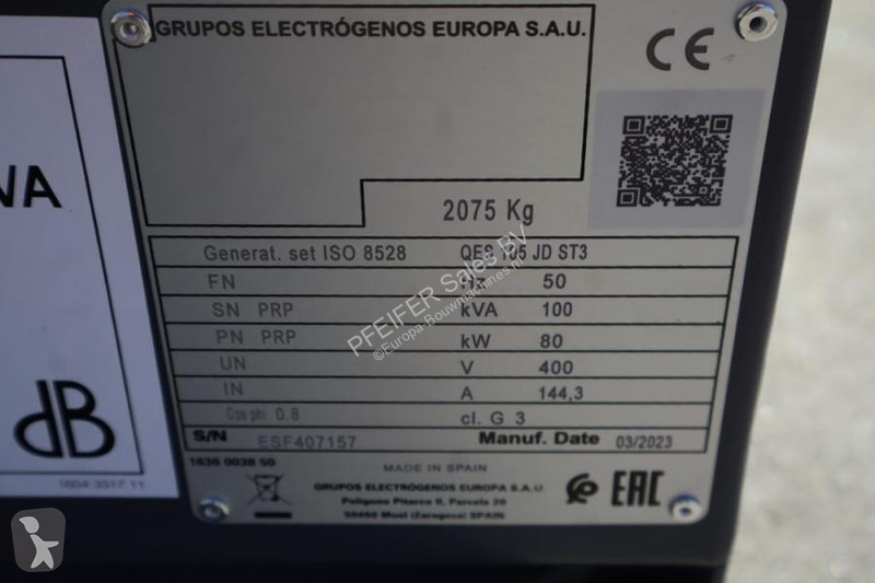 Stavebný stroj Atlas Copco QES 105 JD ST3 Valid...