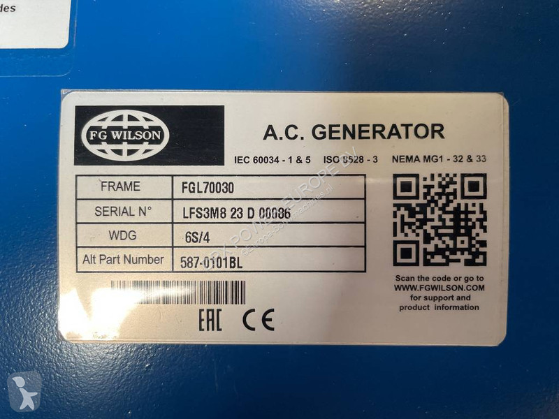 Stavebný stroj FG Wilson P900-1 - 900 kVA -...