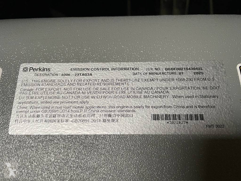 Строительное оборудование Perkins 4006-23TAG3A...