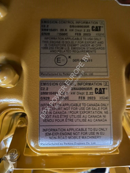 Строительное оборудование Caterpillar DE22E3 -...