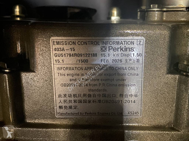 Строительное оборудование Perkins 403A-15G2 -...