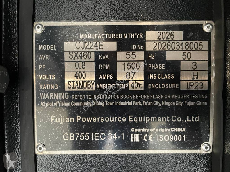Utilaje de santier  4M06G55/5 - 60 kVA...