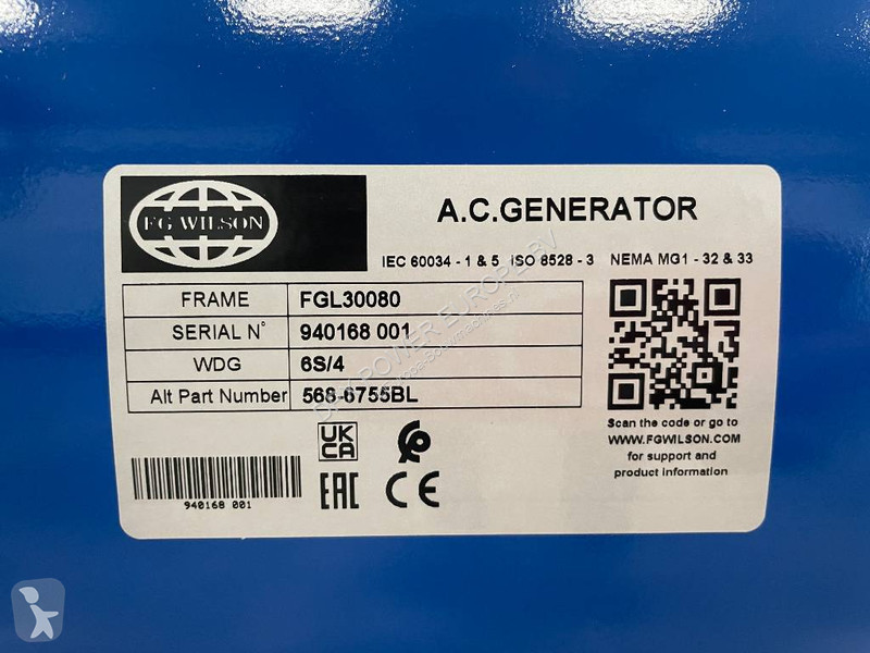 FG Wilson P150-5 - 150 kVA Open Genset -...