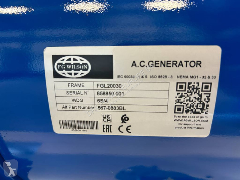 FG Wilson P33-3 - 33 kVA Open Genset -...