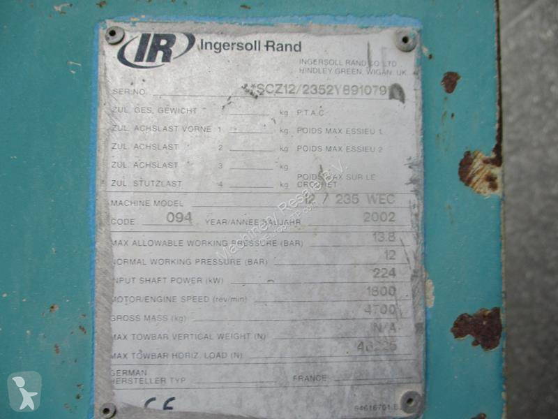 Material de obra Ingersoll rand 12 / 235