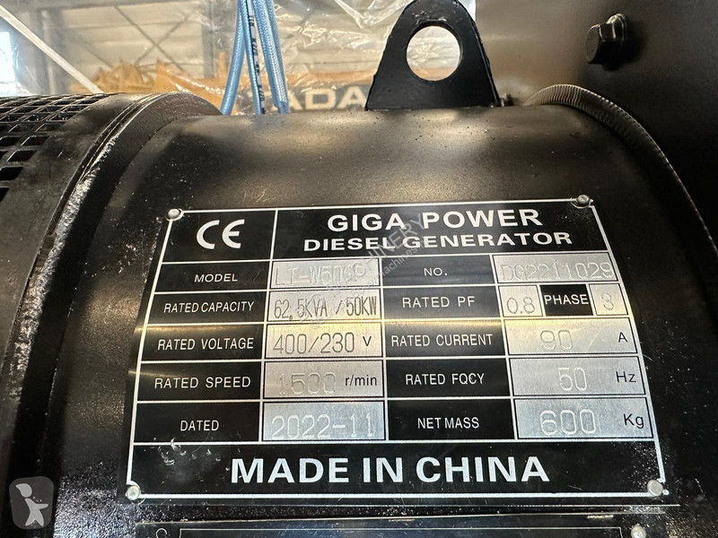 Materiaal voor de bouw  62.5KVA Open generator...