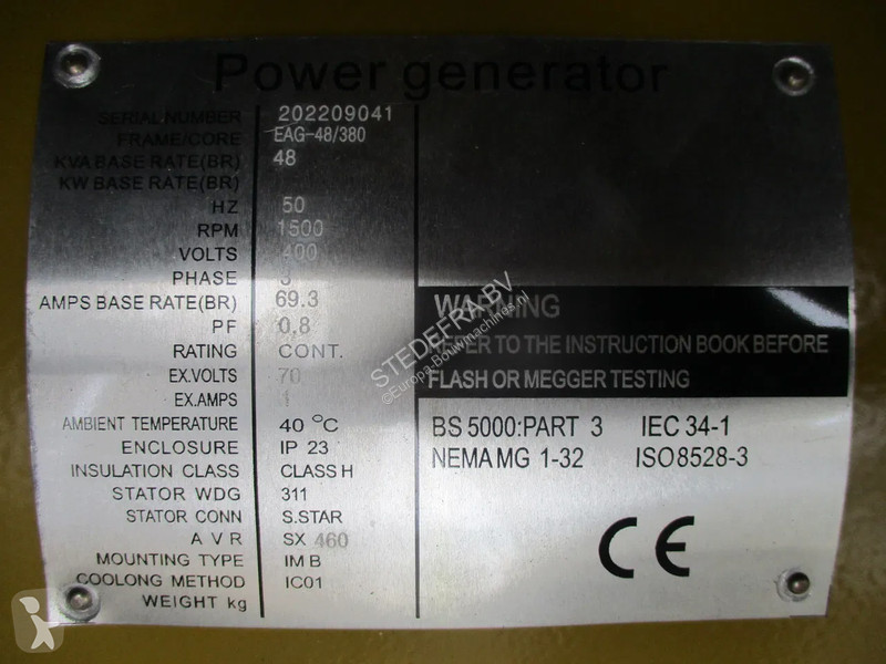 Materiaal voor de bouw  EAG-48/380KA , New...