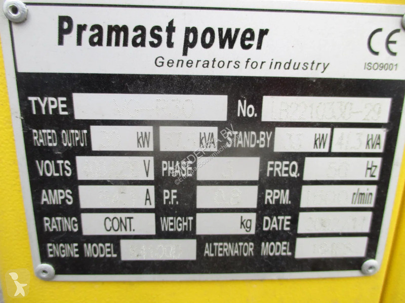 Materiaal voor de bouw  VG-R30 , 37.5 KVA , New...