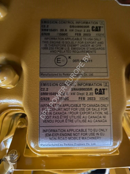 Materiaal voor de bouw Caterpillar DE22E3 - 22...