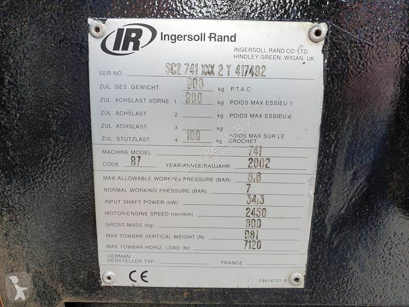 آلة لمواقع البناء Ingersoll rand 7 / 41 - N - G