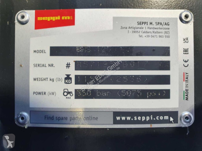 آلة لمواقع البناء  Seppi M. BMS 125 / 13-30t...