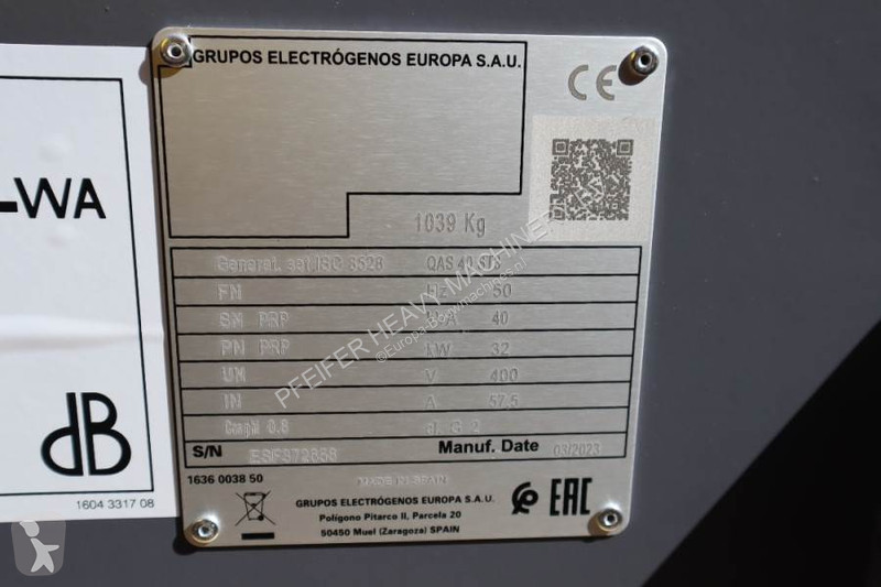 Material de obra Atlas Copco QAS 40 ST3 Valid...