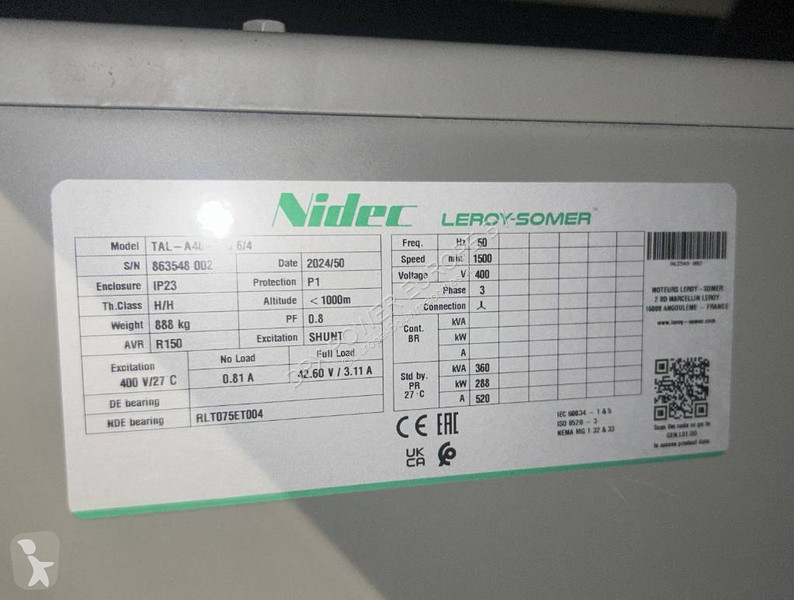 Materiaal voor de bouw Cummins 6LTAA9.5-G1 -...