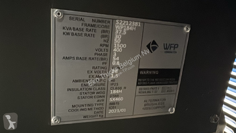 آلة لمواقع البناء  WP41R (41 KVA/ 400V / 1500...