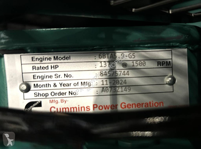 Materiaal voor de bouw Cummins C110D5Q - 110...