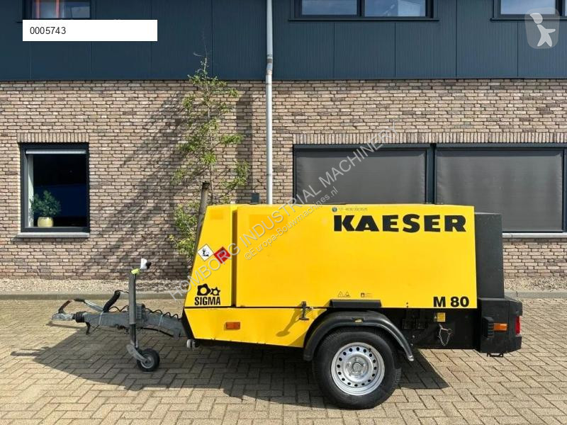Materiaal voor de bouw Kaeser M80 Kubota 8.1 m3...