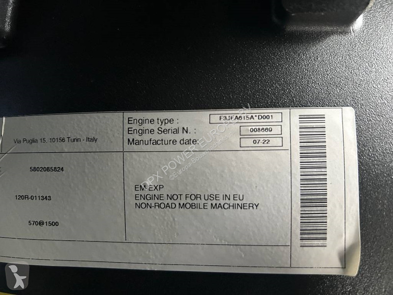 Stavebný stroj Iveco CR16TE1W - 660 kVA...