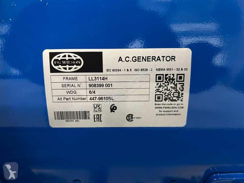آلة لمواقع البناء FG Wilson P150-5 - 150 kVA...