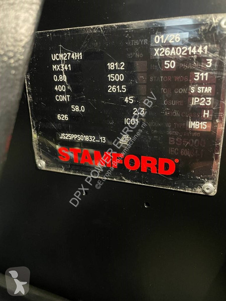 Stavebný stroj Cummins 6CTA8.3-GM155 - 180 kVA...