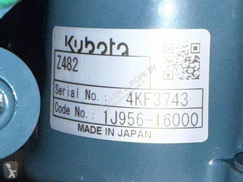 Строительное оборудование Kubota Z482 - 2,5kVA...