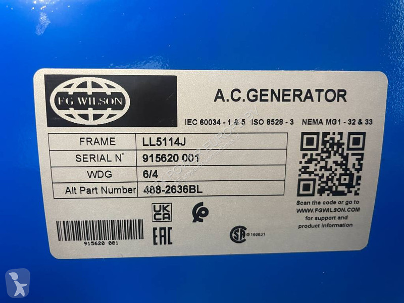 Stavebný stroj FG Wilson P300-5 - 300 kVA...