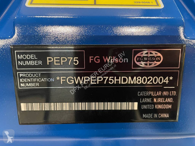 FG Wilson P150-5 - 150 kVA Open Genset -...