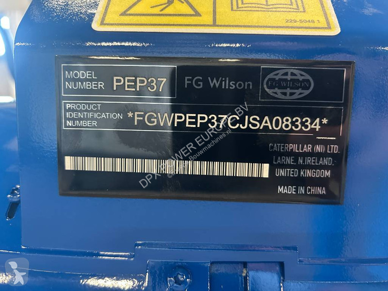 FG Wilson P33-3 - 33 kVA Open Genset -...