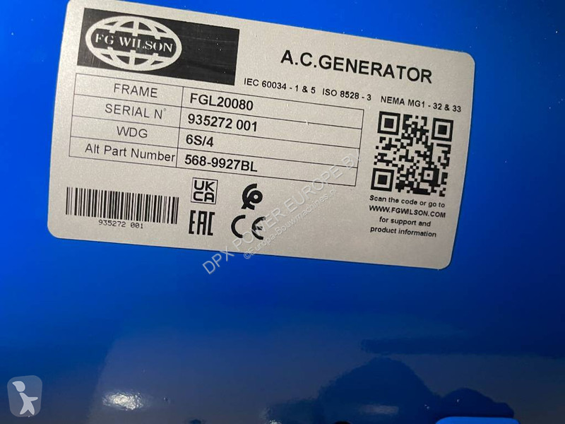 FG Wilson P65-5 - 65 kVA Genset - DPX-16006...