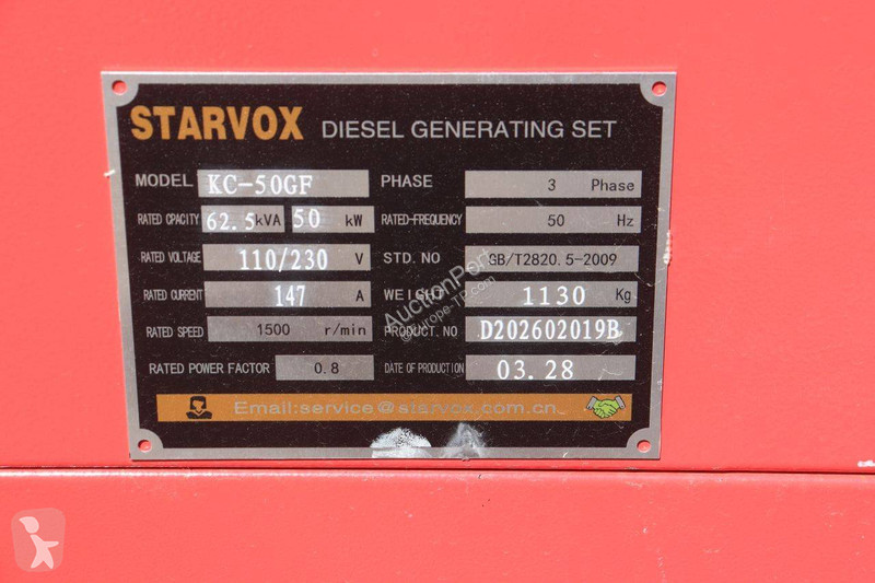Építőipari munkagép Starvox KC-50GF