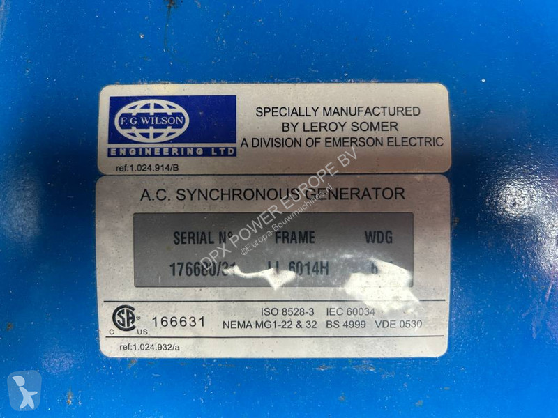 آلة لمواقع البناء FG Wilson P-500P1 - 500 kVA...