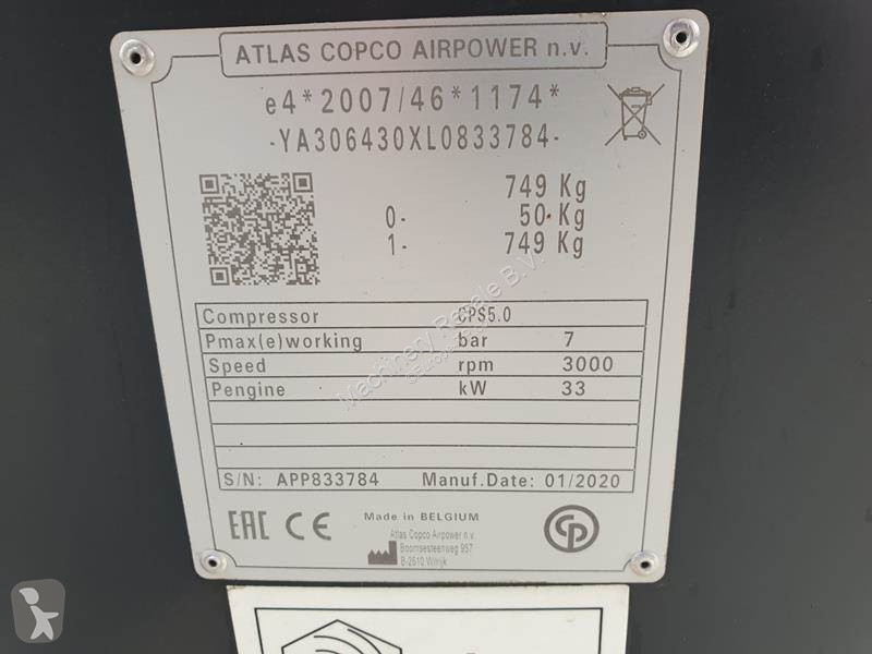 Materiaal voor de bouw Atlas Copco CPS 5.0 - N - R