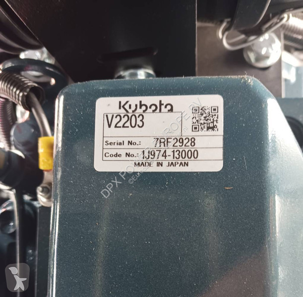Entreprenørmaskiner Kubota V2203M - 20 kVA...