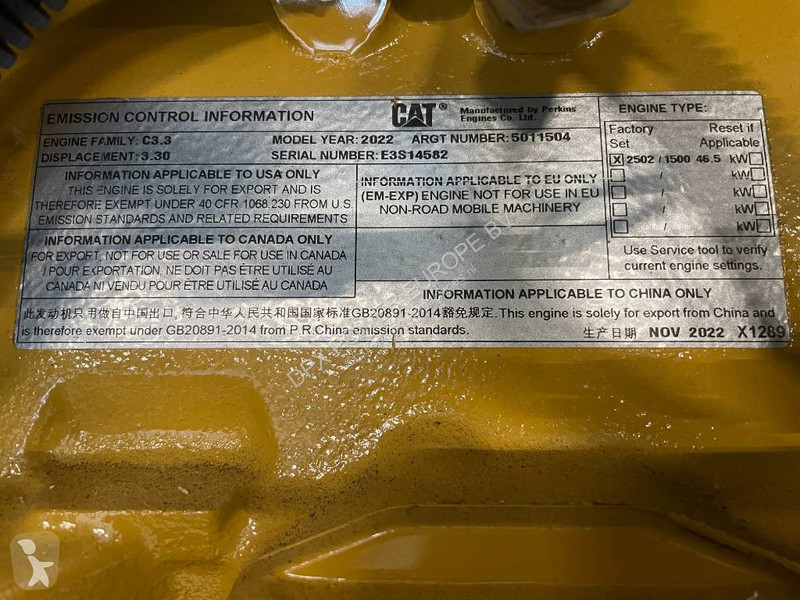 Materiaal voor de bouw Caterpillar DE50GC - 50...