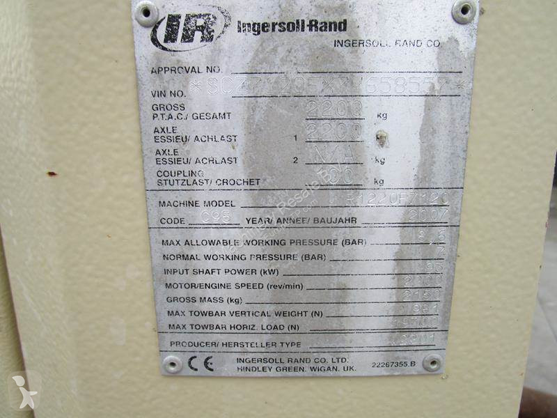 Material de obra Ingersoll rand 7 / 120