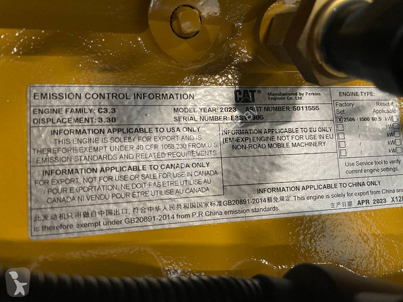 آلة لمواقع البناء Caterpillar DE65E0 - 65 kVA...