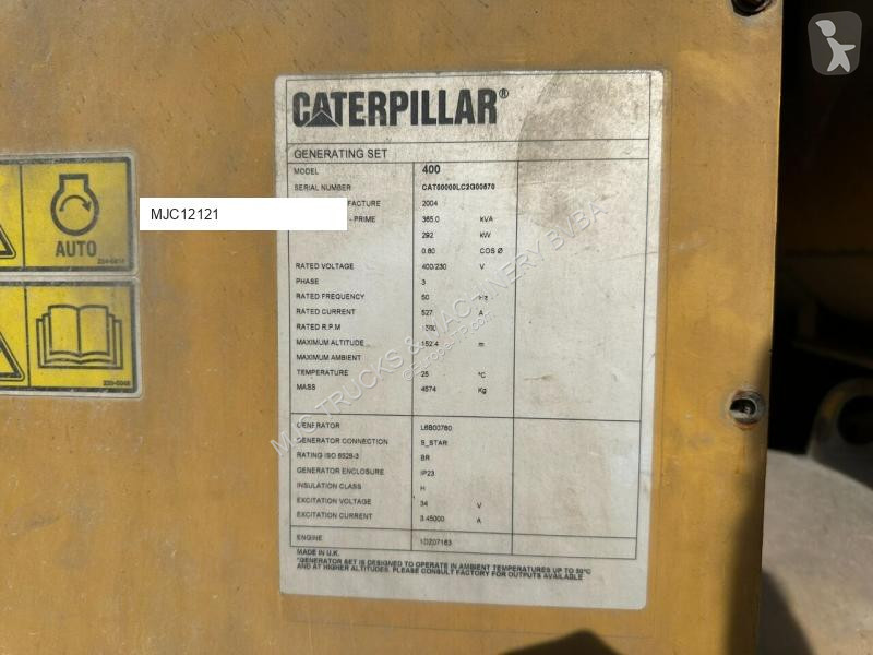 Materiaal voor de bouw Caterpillar 400 GEN SET...