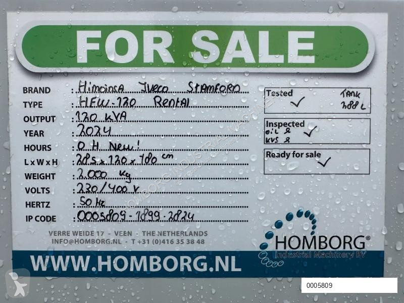 Materiaal voor de bouw Himoinsa HFW 120 Iveco...