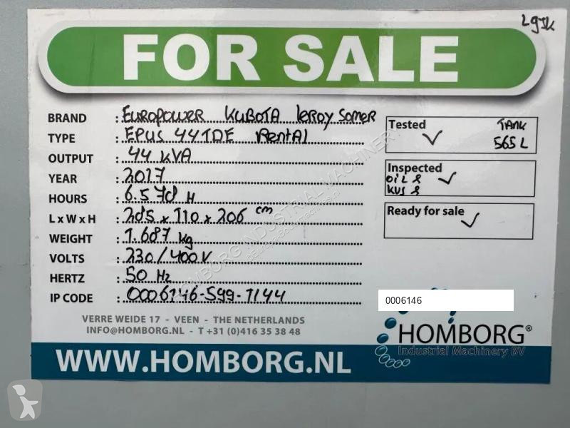 Entreprenørmaskiner Europower EPUS44TDE Kubota...