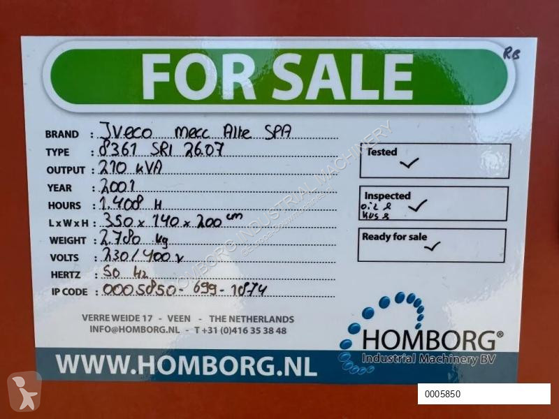 Materiaal voor de bouw Iveco 8361 SRI 26.07...