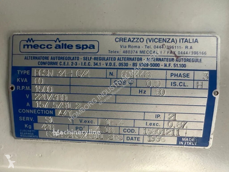 آلة لمواقع البناء Mecc Alte VM  Spa 60 kVA...