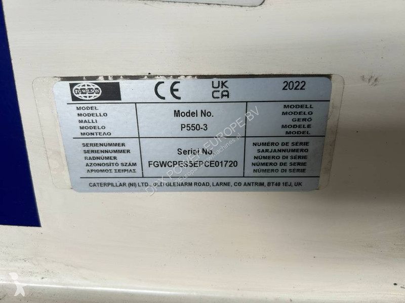 Material de obra FG Wilson P550-3 - 550 kVA...