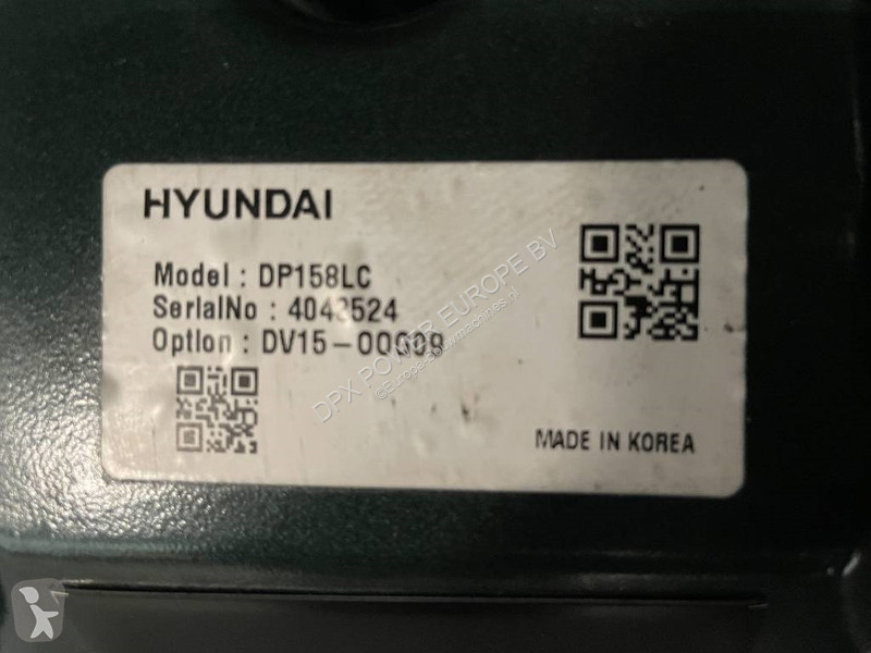 Stavebný stroj Hyundai DP158LC - 510 kVA...