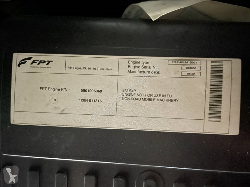 Stavebný stroj Iveco CR13TE6 - 550 kVA...