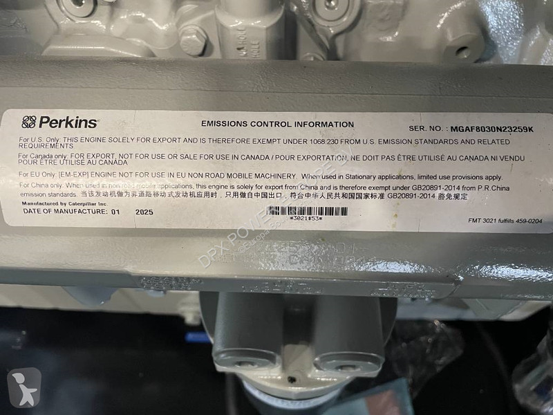 Stavebný stroj Perkins 2506C-E15TAG1 - 500 kVA...