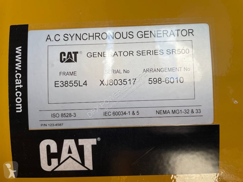 Stavebný stroj Caterpillar DE1100GC - 1.100 kVA...