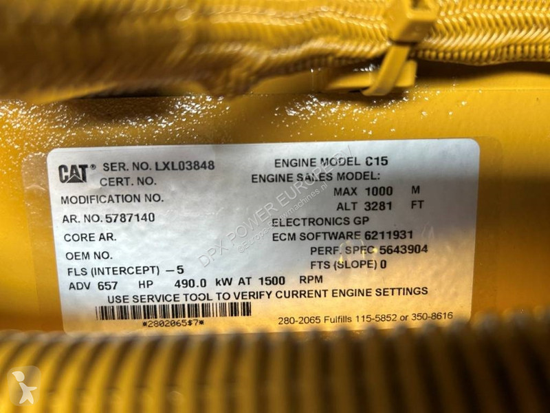 Stavebný stroj Caterpillar DE550E0 - C15 - 550...