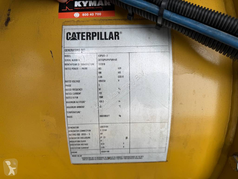 Stavebný stroj Caterpillar XQP500 - 500KVA -...