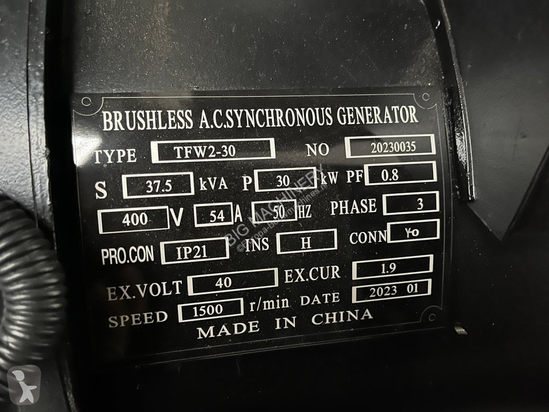 Stavebný stroj  LT-W30GF 37.5 kVA silent...